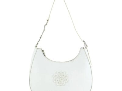Sam & Libby Elena Medalion Logo Moon Shape Shoulder Bag
