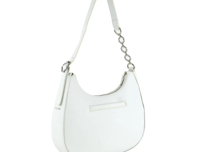 Sam & Libby Elena Medalion Logo Moon Shape Shoulder Bag