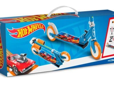 Mattel Hot Wheels 2-wheel Child scooter Foldable Foot Brake Blue