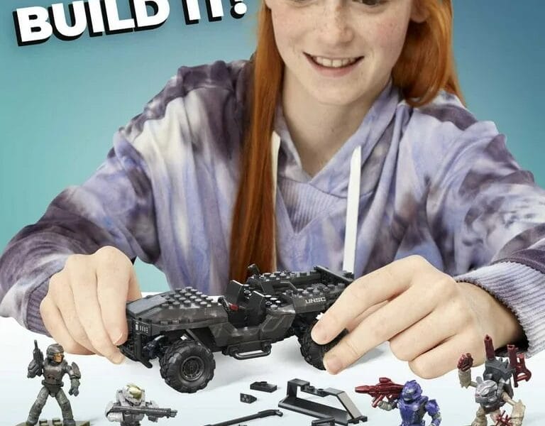 MEGA Halo Infinite UNSC Razorback Blitz Building Kit with 4 Figures