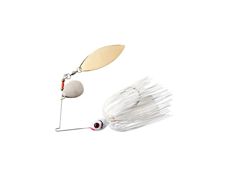 Booyah Tandem Spinner Bait, 3/16oz. – Snow White