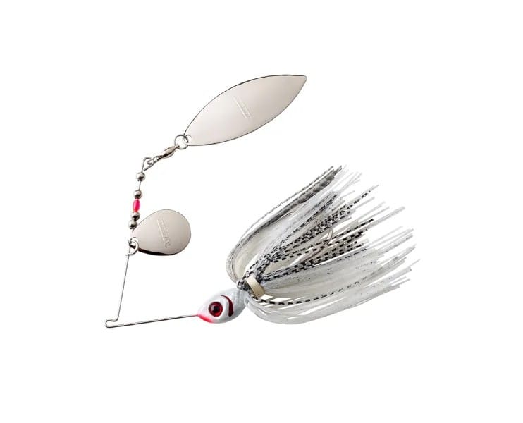 Booyah 1/4 Oz Tandem Blade Spinner Bait Chartreuse Whitt/ Black