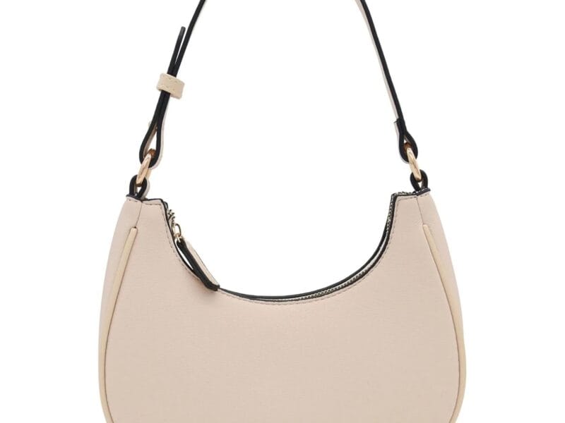 Time and Tru FashionPuzzle Small Crescent Shoulder Bag Underarm Purse