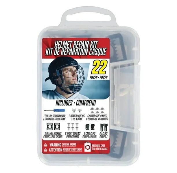 Future Stars Hockey Helmet Repair Kit 22 Pieces A Key Item for All Hockey Bags