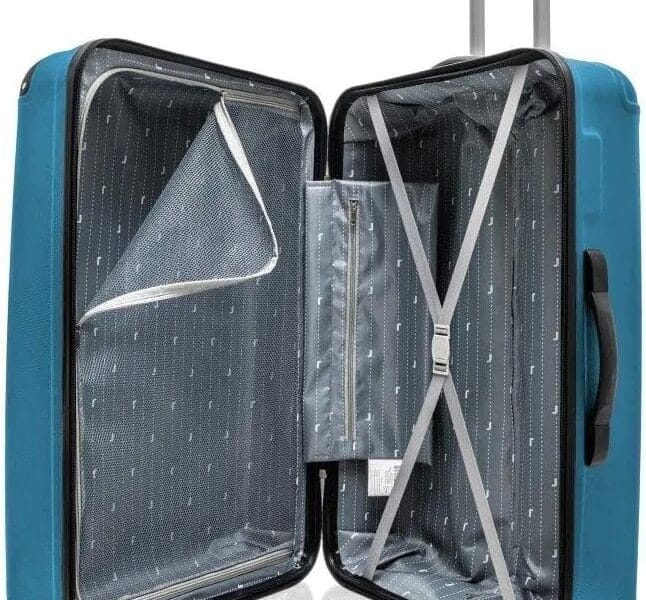 Jetstream 28-inch Softside Rolling Spinner Upright Carry-on Luggage, Teal