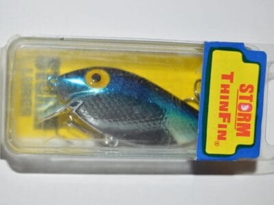 Storm lure thinfin thin fin tf06-102 t102 crankbait chrome blue
