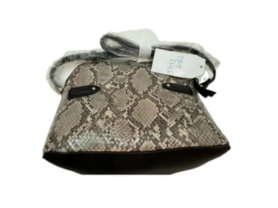 Time and Tru Snake Pattern Crossbody Shoulder Bag