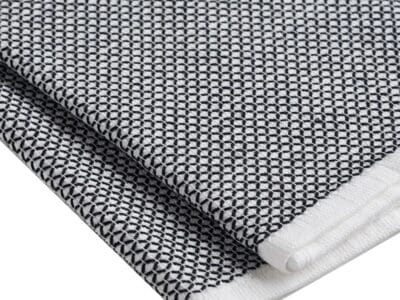 Better Homes & Gardens Rich Black Cotton-and-Polyester Woven Dual-Purpose Oversized Kitchen Towels 1 Piece