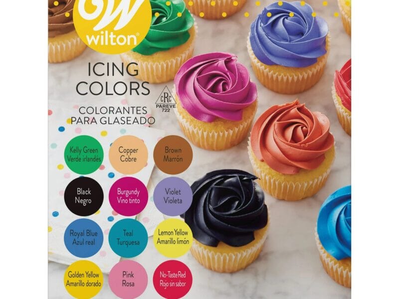 Wilton Edible Gel Food Coloring Set for Baking and Decorating, 6 oz. (12-Piece Set)