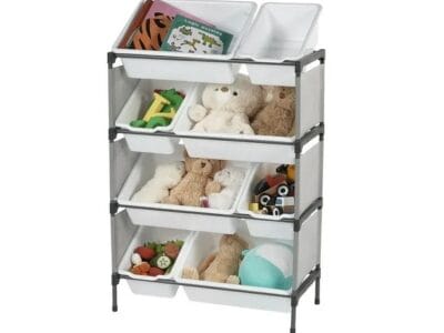 Mainstays Kids 8 Bin Toy Organizer