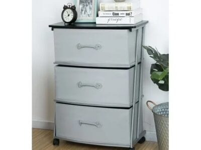 Mainstays 3 Drawer Fabric Dresser Storage