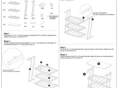 Mainstays 3 Drawer Fabric Dresser Storage