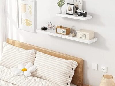 Tablette Flottant Gy White Floating Shelf