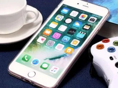 Protective Case For iPhone 8 Plus & 7 Plus Embossment Camellia Pattern Soft TPU