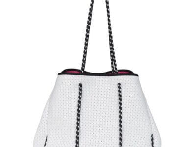 Time and Tru Addison 2 In 1 Tote White