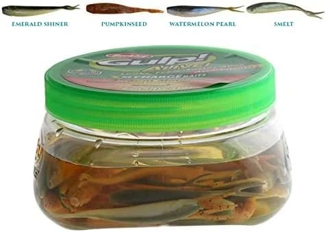 Gulp! Alive! Minnow 3 11.2-Oz Bucket Assorted Colors