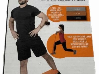 GoZone 3-PACK LOOPED RESISTANCE BANDS – BLACK/ORANGE/WHITE