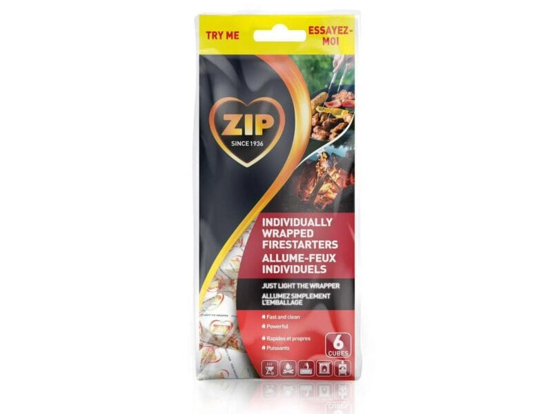 ZIP Individual wrapped Firestarters 6s, Individual Wrap Firestarters