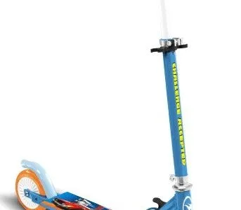 Mattel Hot Wheels 2-wheel Child scooter Foldable Foot Brake Blue