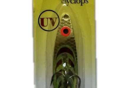 Mepps Syclops Spoon, 1/2-ounce, Hot Fire Tiger Multi-Colored