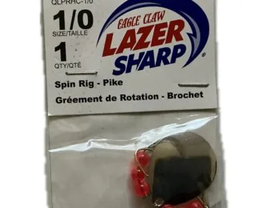 Eagle Claw Lazer Sharp Spin Rig Pike 1 oz., Size 1/0 QLPRHC