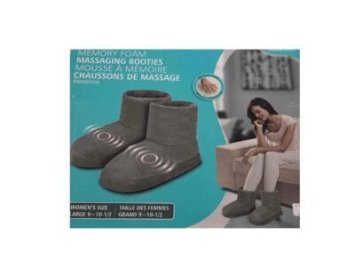 HealthTouch Women’s Memory Foam Massaging Booties