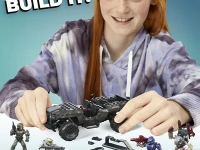 مجموعة بناء ميجا هالو إنفينيت UNSC Razorback Blitz مع 4 شخصيات