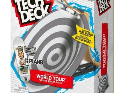 Tech Deck, Build-A-Park World Tour, Square Robert-Bajac (France), Ramp Set with Signature Fingerboard