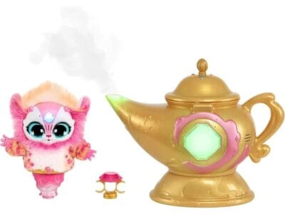 Magic Genie Lamp with Interactive 8″ Pink Plush Toy