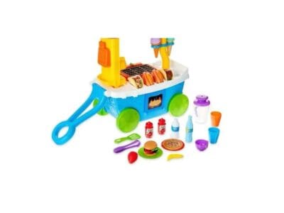 Kid Connection Gourmet Food Cart, Realistic lights, sounds