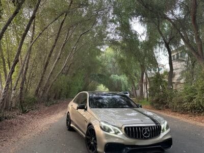 Unique Mercedes E63 with sport body kit
