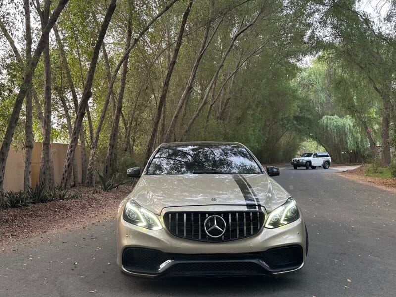 Unique Mercedes E63 with sport body kit