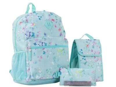 Jetstream 4pcs Full School Day Backpack set Watercolour Butterflies
