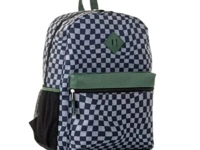 Jetstream 4pcs Full School Day Backpack set Black Checkers