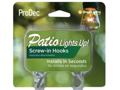 Simple Living Solutions 20ct Screw-In Hooks (Black)