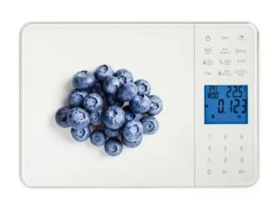 Starfrit Nutritional Scale Glass Platform Calculates nutritional intake