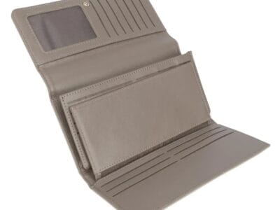 Time and Tru Carol Deluxe Flap Clutch Wallet