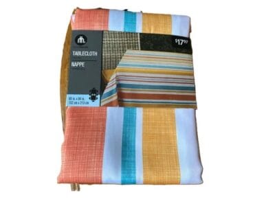 Hometrends Striped Table Cloth