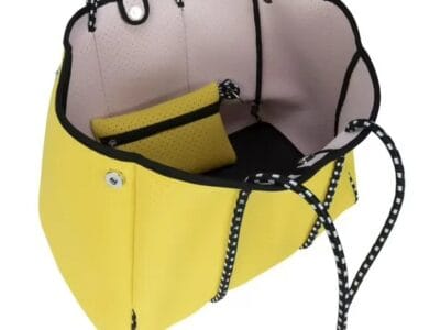 Time and Tru Addison 2 In 1 Tote Yellow