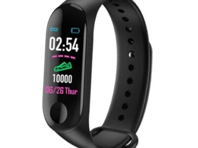 M3 0.96 inches TFT Color Screen Smart Bracelet IP67 Waterproof, Support Call Reminder-Heart Rate Monitoring-Blood Pressure Monitoring-Sleep Monitoring & Weather Forecast