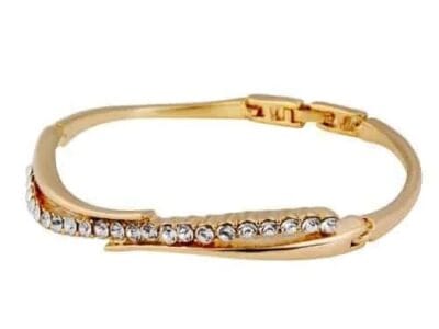 Rhinestone Bracelet (Rose Gold)