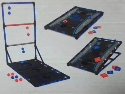 Go! Gater 3-in-1 Ladderball, Bean Bag Toss & Washer Toss Plastic Outdoor Game Set