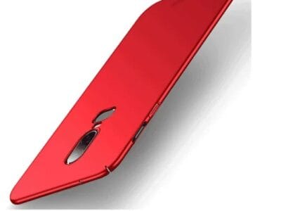 Ultra-thin Frosted PC Case for OnePlus 6 from MOFI (Red)