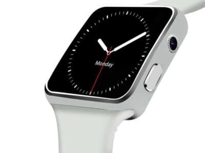 X6 Smart Watch with Camera Touch Screen Support SIM TF Card Bluetooth Smartwatch for iPhone Xiaomi Android Phone(White)