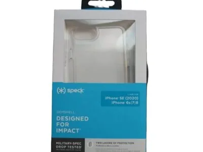 Speck iPhone case SE (2020) 6s, 7, 8 Gemshel Clear