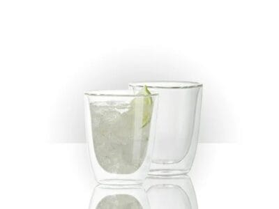 SET OF 2 DUETTO DOUBLE WALL DOF GLASSES TRUDEAU – 11 OZ