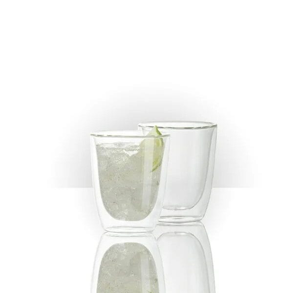 SET OF 2 DUETTO DOUBLE WALL DOF GLASSES TRUDEAU – 11 OZ