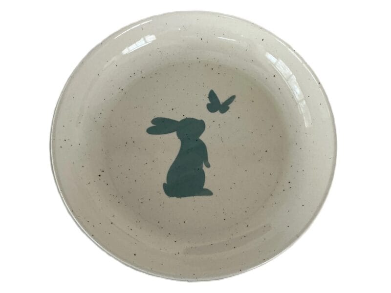 Bunny Ceramic Salad Plate
