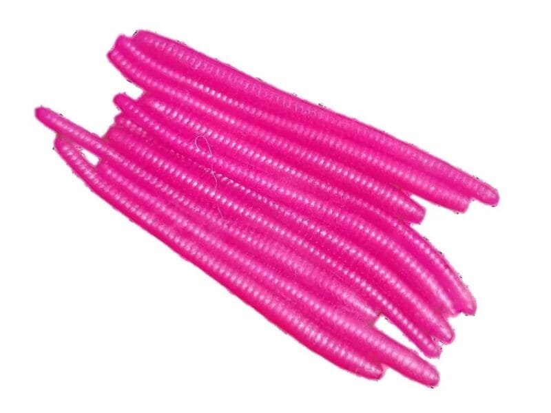 Lunkerhunt Trout Worms , Pink