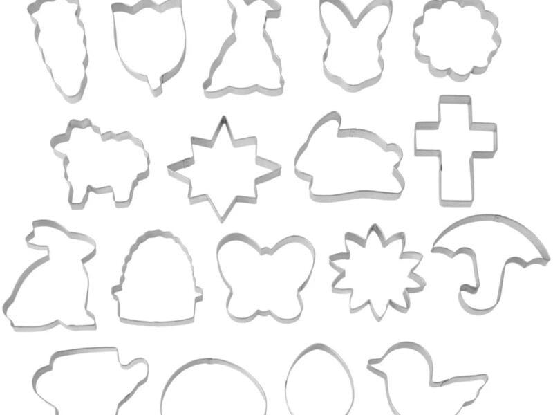 Wilton Easter Cookie Cutters Set, 18-Count Tub